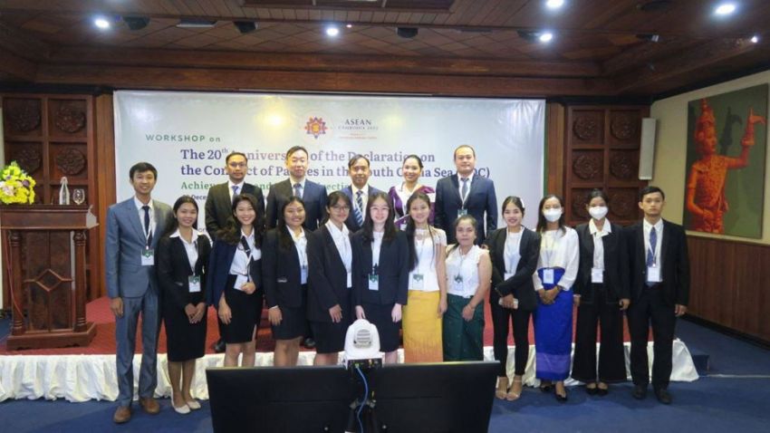 A workshop is held in Siem Reap province to mark the 20th Anniversary of the signing of the DOC in Phnom Penh. CHINESE EMBASSY IN PHNOM PENH